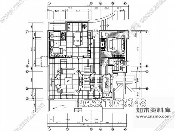 施工图北京独栋海景现代简欧三层别墅室内装修图含效果施工图下载【ID:531973348】