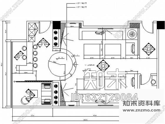 施工图夜总会B型小包间装修图cad施工图下载【ID:632129084】