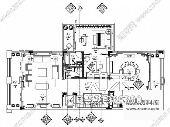 施工图广西豪华四层别墅样板间室内装修施工图cad施工图下载【ID:531986390】