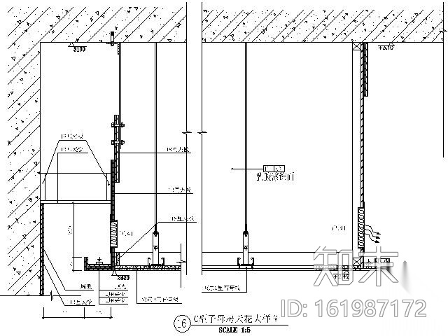[广东]五星级酒店子母房施工图cad施工图下载【ID:161987172】