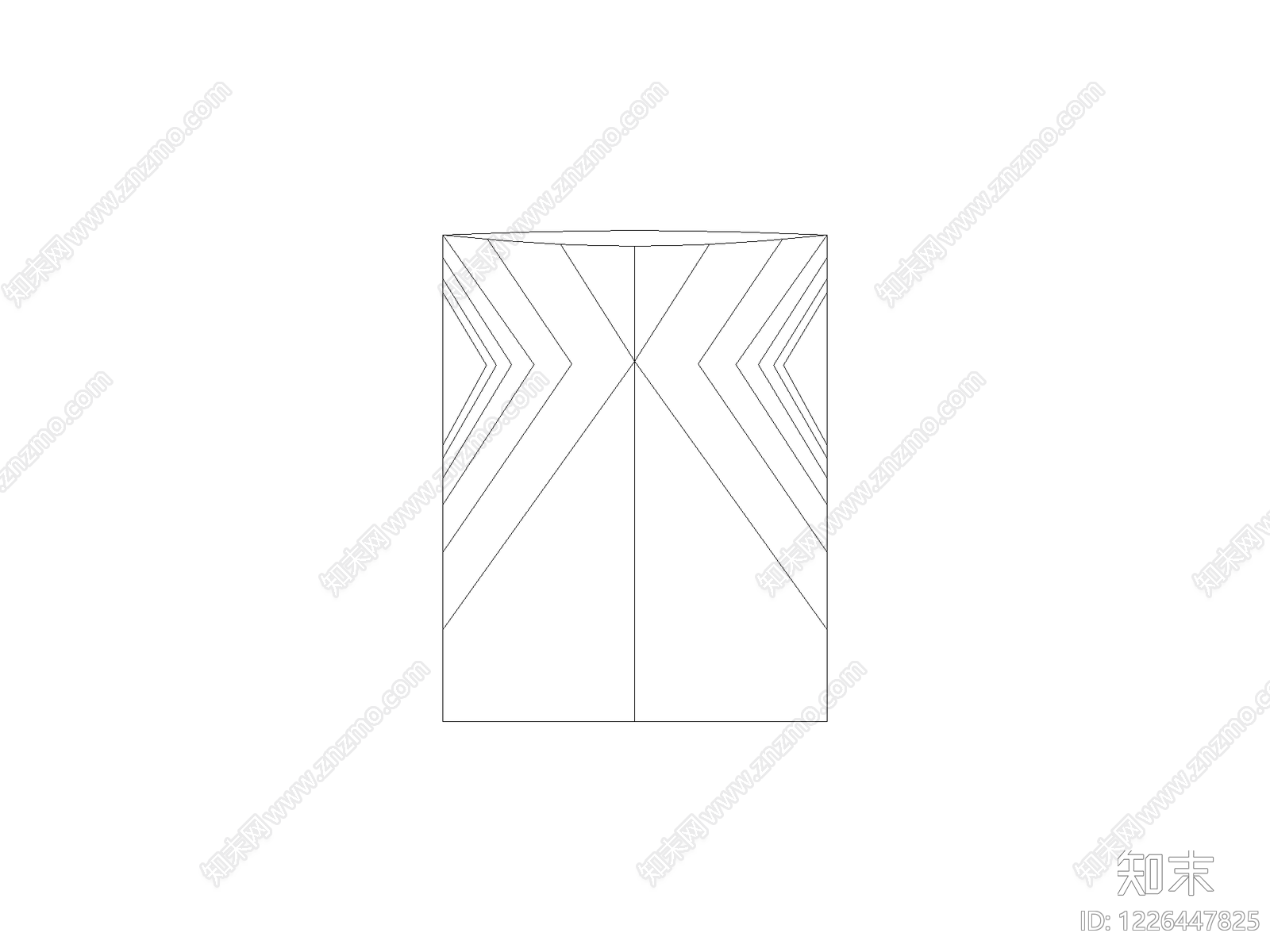 柜子cad施工图下载【ID:1226447825】