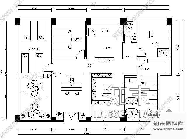 施工图河南女子SPA会所设计方案含效果cad施工图下载【ID:632111044】