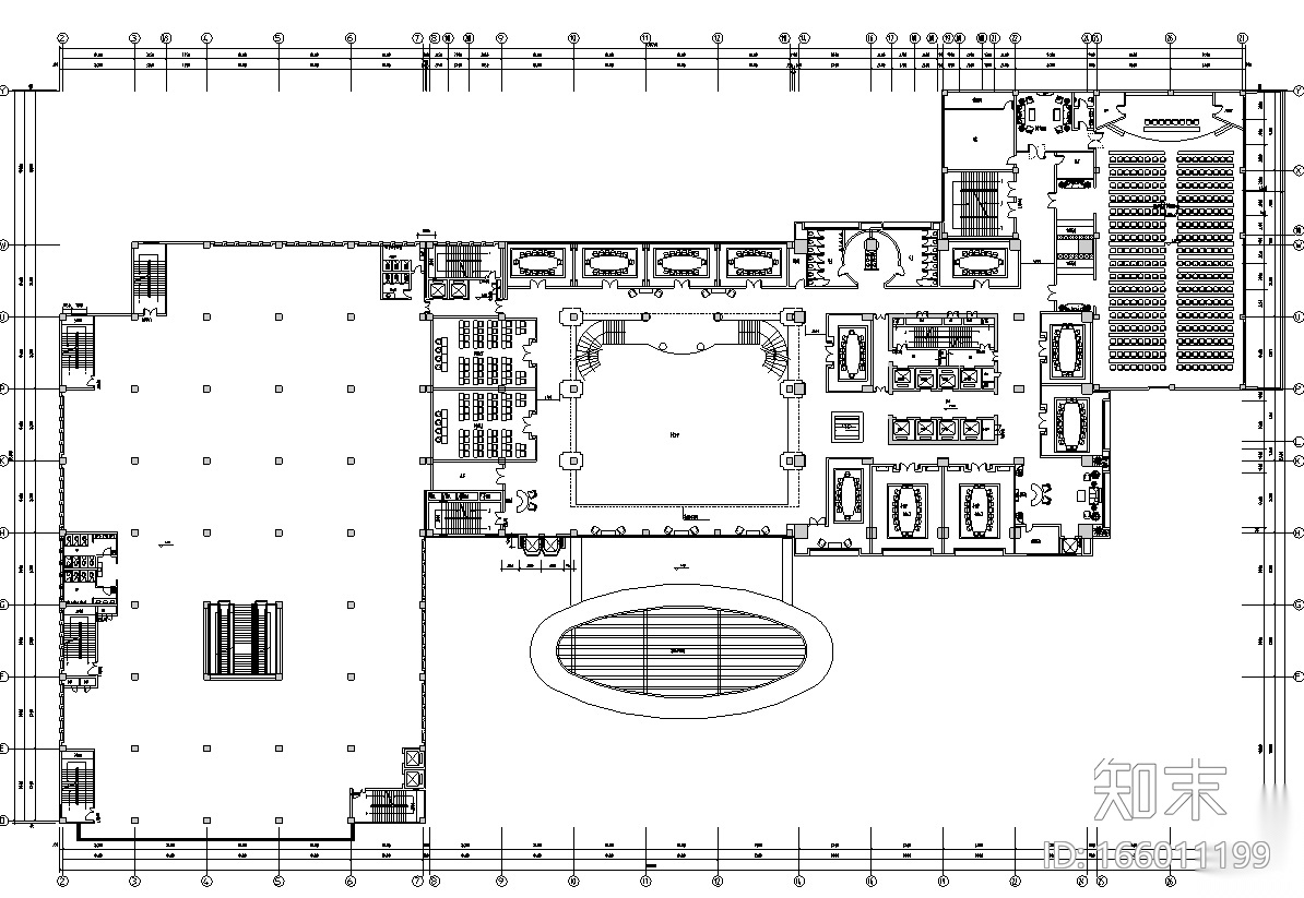 重庆家富国际大酒店施工图+效果图cad施工图下载【ID:166011199】