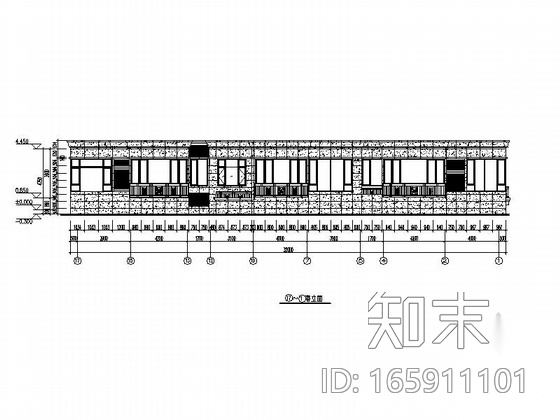 [天津]某招标项目楼外墙石材幕墙深化设计施工图cad施工图下载【ID:165911101】