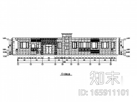 [天津]某招标项目楼外墙石材幕墙深化设计施工图cad施工图下载【ID:165911101】