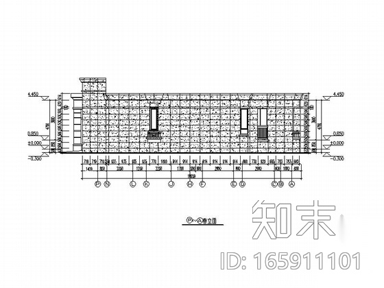 [天津]某招标项目楼外墙石材幕墙深化设计施工图cad施工图下载【ID:165911101】