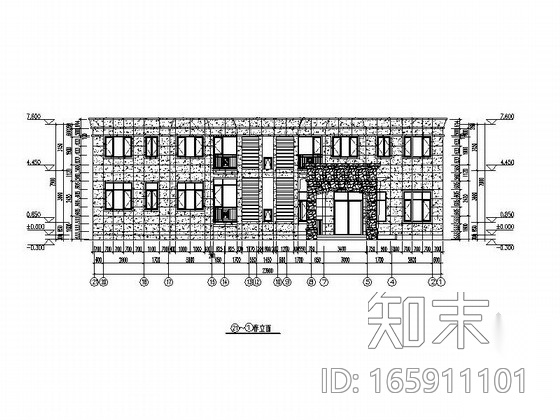 [天津]某招标项目楼外墙石材幕墙深化设计施工图cad施工图下载【ID:165911101】