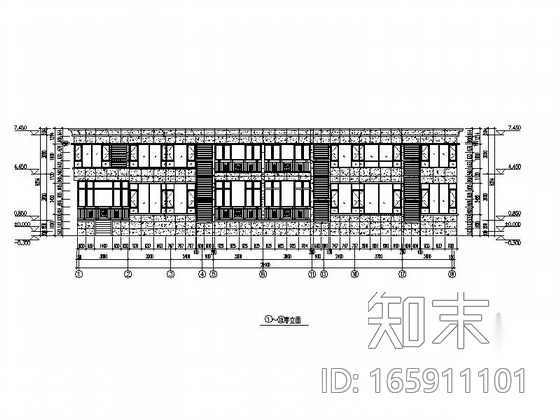 [天津]某招标项目楼外墙石材幕墙深化设计施工图cad施工图下载【ID:165911101】