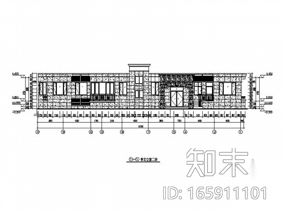 [天津]某招标项目楼外墙石材幕墙深化设计施工图cad施工图下载【ID:165911101】