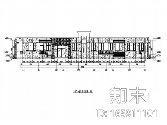 [天津]某招标项目楼外墙石材幕墙深化设计施工图cad施工图下载【ID:165911101】