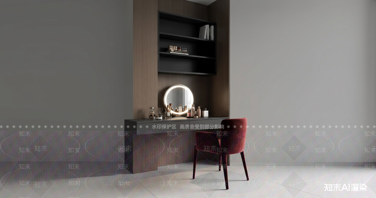 梳妆台梳妆台3D模型下载【ID:1227421228】