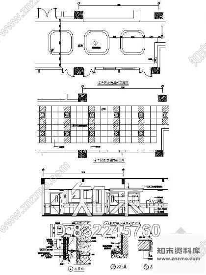 图块/节点病房大楼走道详图cad施工图下载【ID:832245760】