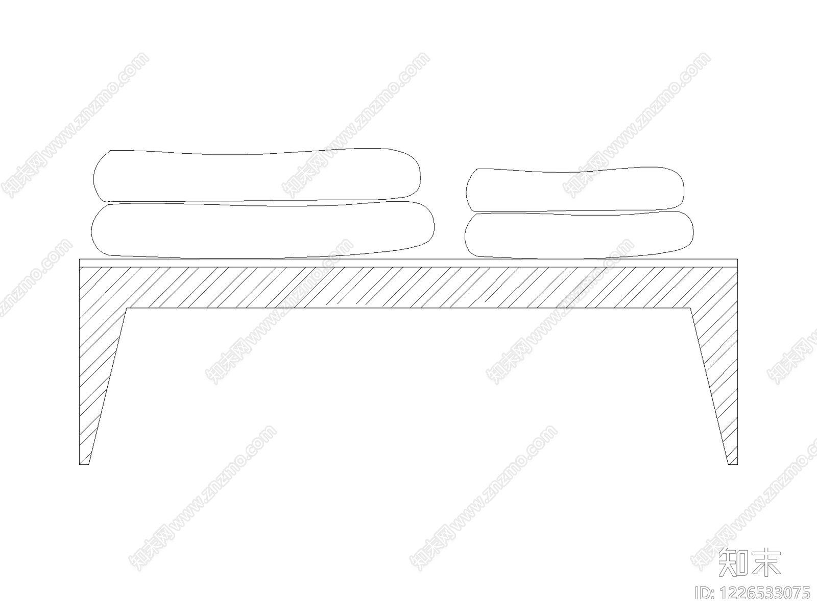 现代沙发CAD图纸