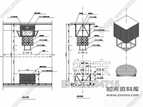 图块/节点酒吧表演台详图cad施工图下载【ID:832204715】