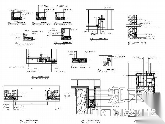 [张家港]某商业办公区室内装修图cad施工图下载【ID:161820112】