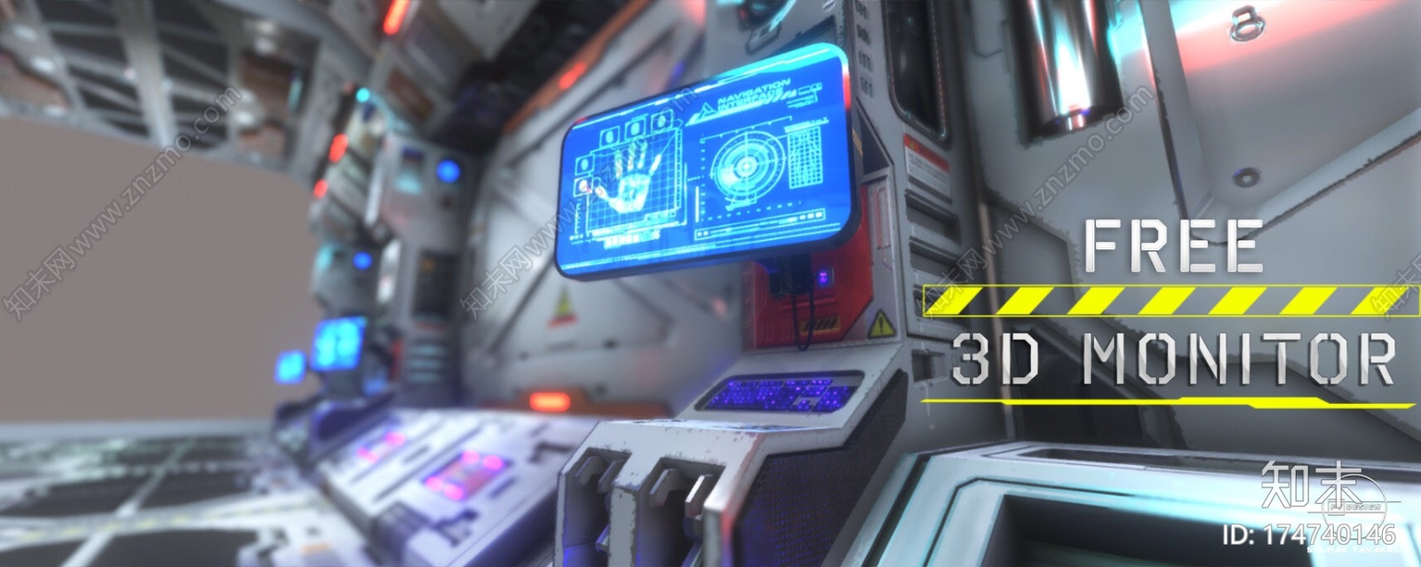 3D监视器()CG模型下载【ID:174740146】