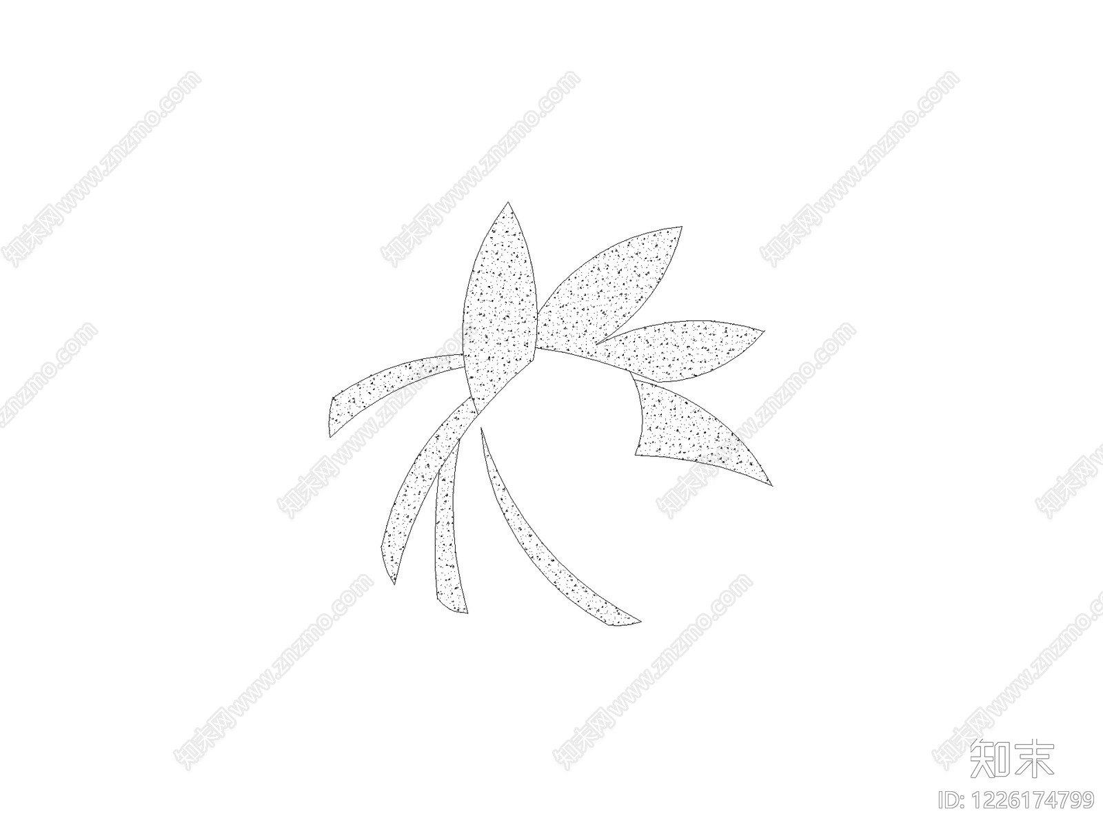 乔木种植CAD图纸