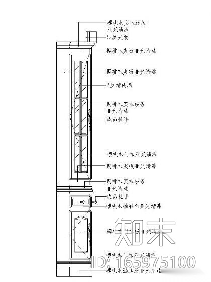 设计常用立面图块-餐厅cad施工图下载【ID:165975100】