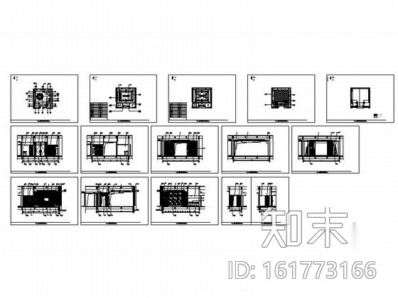 [江苏]某度假酒店餐厅包房B装修图cad施工图下载【ID:161773166】