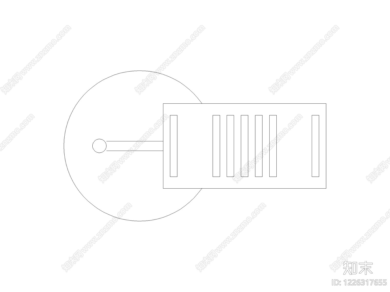 开关插座CAD图纸