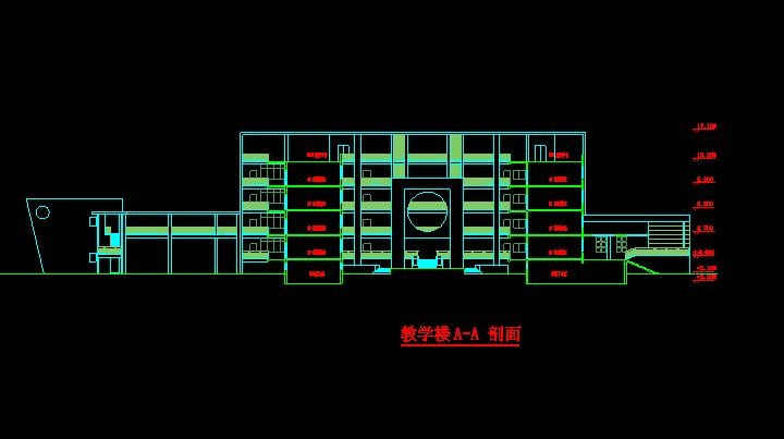 行政楼、教学楼建筑施工图图纸cad施工图下载【ID:167030154】