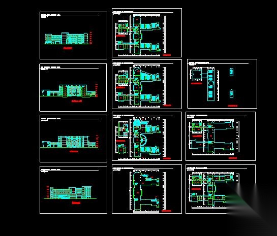 行政楼、教学楼建筑施工图图纸cad施工图下载【ID:167030154】