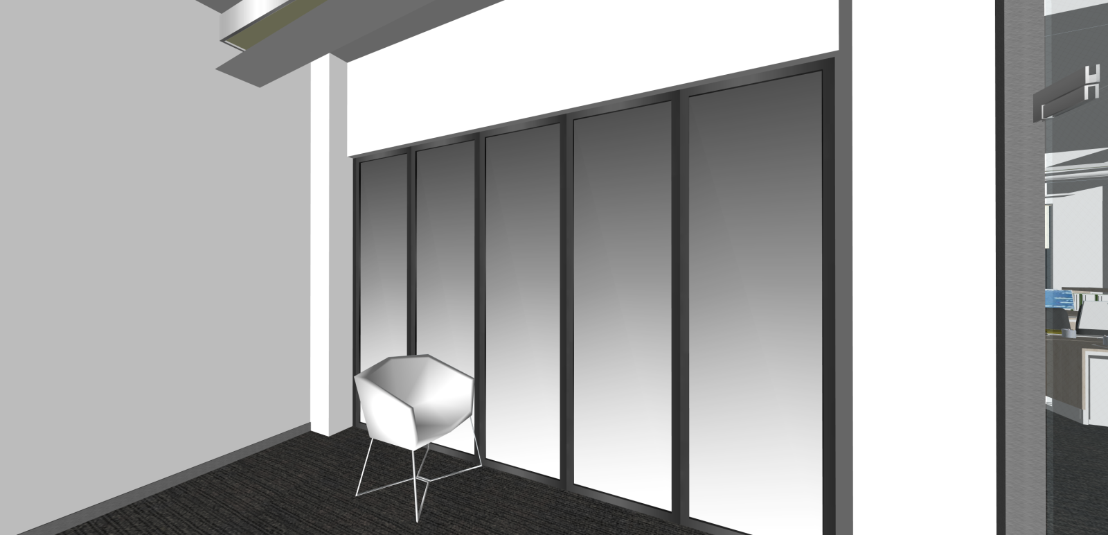 现代办公室SU模型下载【ID:1216076072】