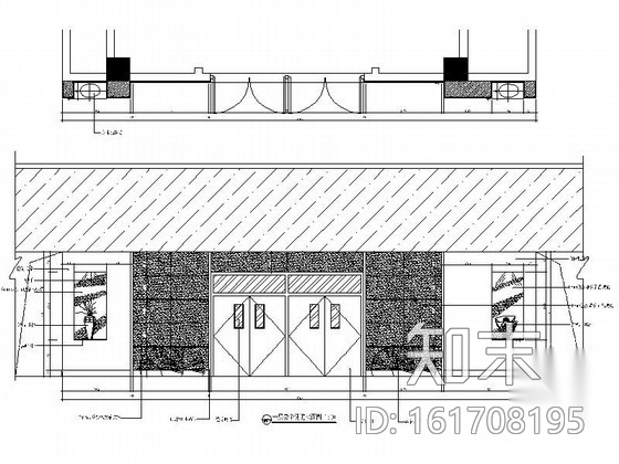 国内某大型商城室内装饰图纸cad施工图下载【ID:161708195】