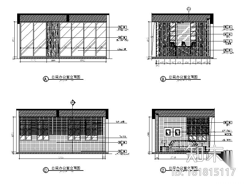 [江苏]高级休闲娱乐会所设计CAD施工图cad施工图下载【ID:161815117】