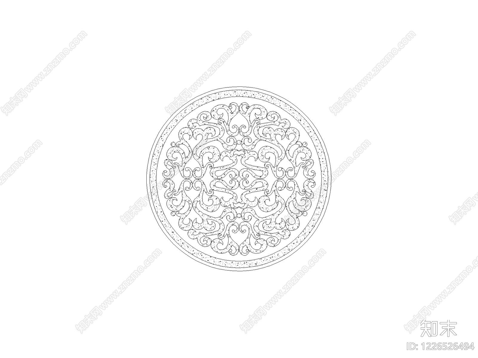 地面拼花CAD图纸