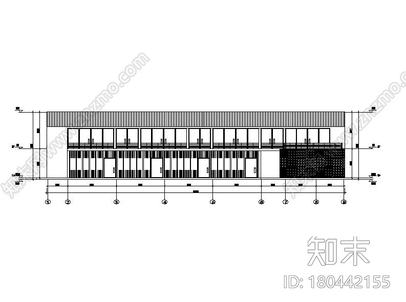 [浙江]两层市级中学改造建筑施工图cad施工图下载【ID:151551169】