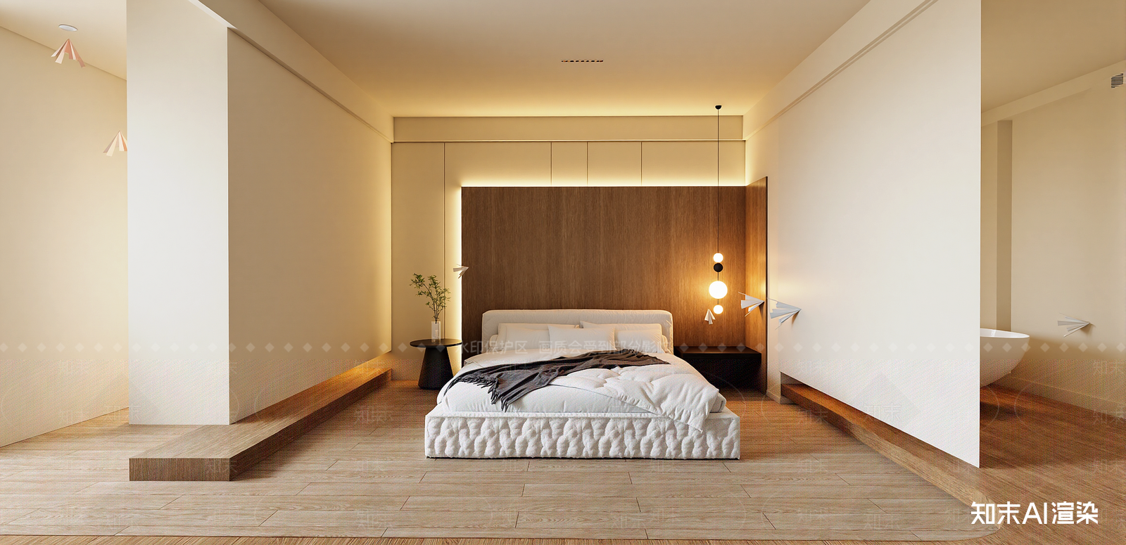现代家居卧室SU模型下载【ID:1215976897】