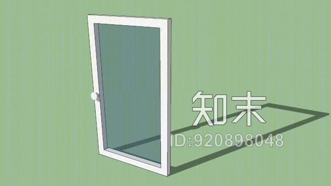 玻璃门SU模型下载【ID:920898048】