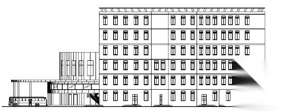 某六层长途客运站建筑方案图cad施工图下载【ID:165626130】