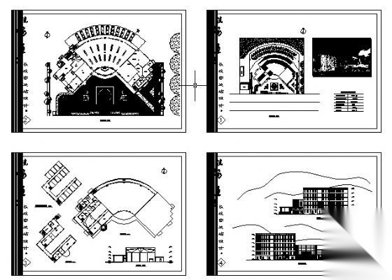 某六层长途客运站建筑方案图施工图下载【ID:151683191】