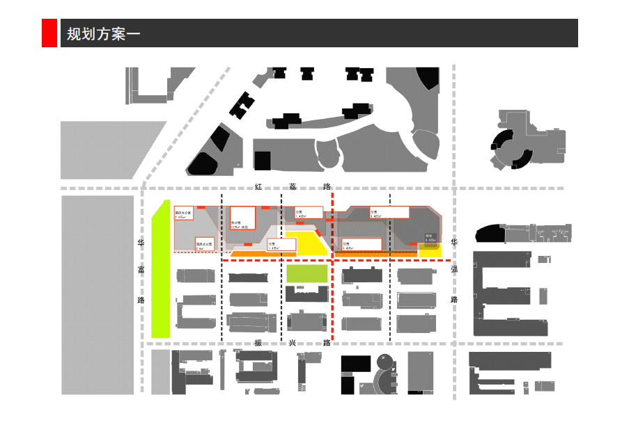 [广东]上步片区第一单元北区城市更新规划构思方案文本cad施工图下载【ID:166326146】