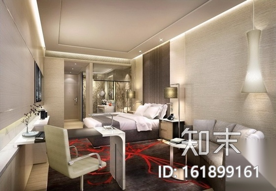 [西安]首家高端商务五星级酒店装修图（含实景方案）cad施工图下载【ID:161899161】