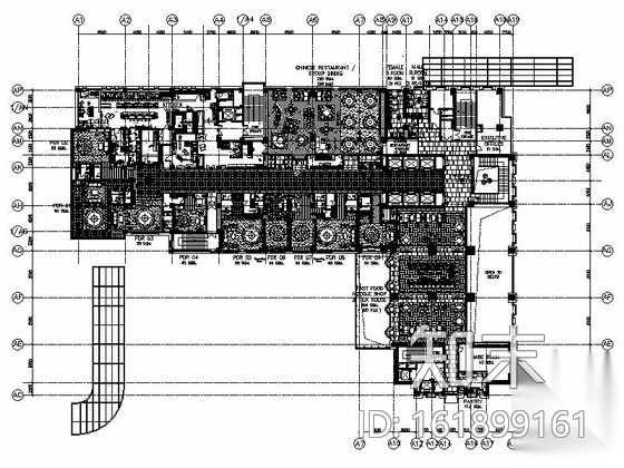 [西安]首家高端商务五星级酒店装修图（含实景方案）cad施工图下载【ID:161899161】