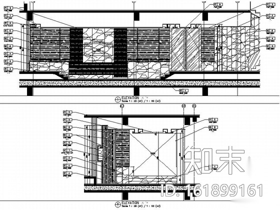 [西安]首家高端商务五星级酒店装修图（含实景方案）cad施工图下载【ID:161899161】