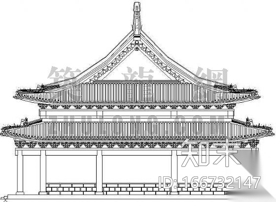 某古建群cad施工图下载【ID:166732147】