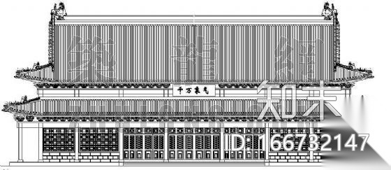 某古建群cad施工图下载【ID:166732147】