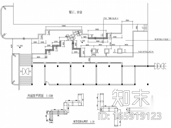 [浙江]街道办公楼环境绿化设计施工图（附设计说明、概算...cad施工图下载【ID:165919123】