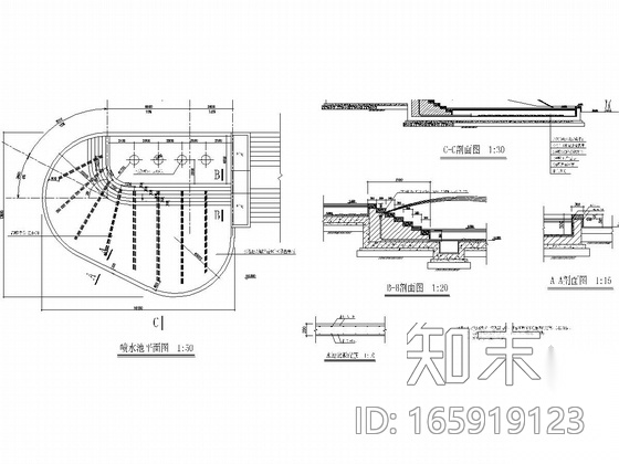 [浙江]街道办公楼环境绿化设计施工图（附设计说明、概算...cad施工图下载【ID:165919123】