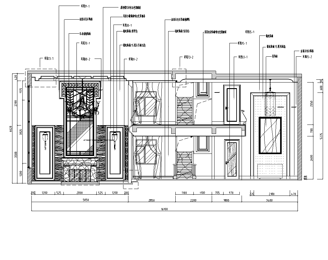 [浙江]美式古典别墅设计施工图及实景照片cad施工图下载【ID:161782104】