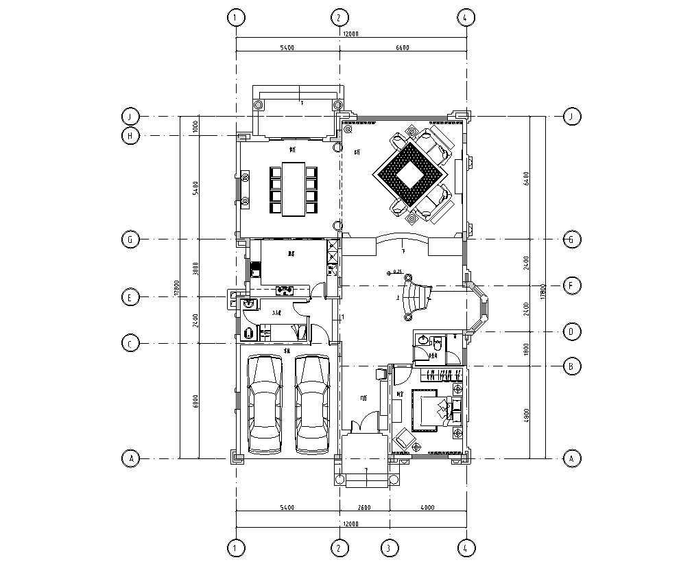 [浙江]美式古典别墅设计施工图及实景照片cad施工图下载【ID:161782104】