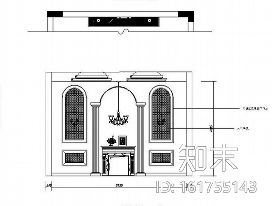 四层欧式别墅设计图cad施工图下载【ID:161755143】