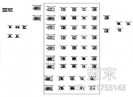 四层欧式别墅设计图cad施工图下载【ID:161755143】