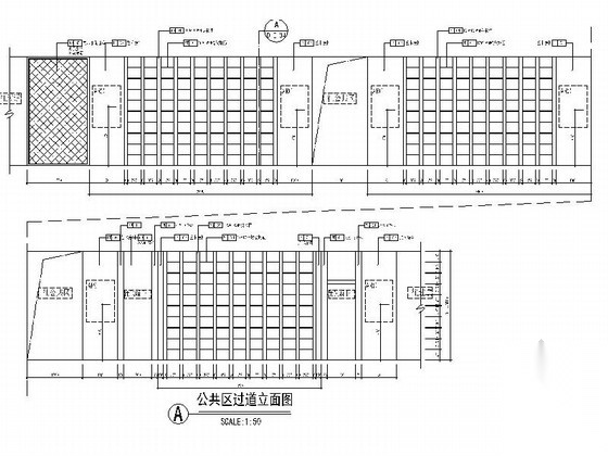 [广西]某中式时尚餐厅室内装修施工图（含实景）施工图下载【ID:160707159】