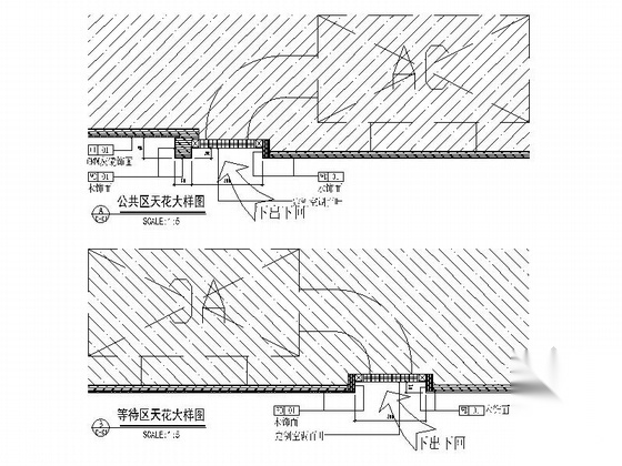 [广西]某中式时尚餐厅室内装修施工图（含实景）施工图下载【ID:160707159】