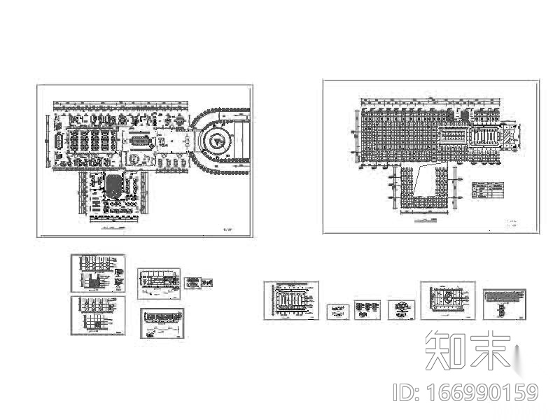 某厂房办公室全套装修施工图cad施工图下载【ID:166990159】